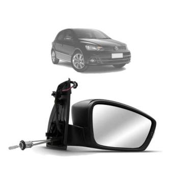 Imagem de Retrovisor manual p/ pintar c/ Seta VW Gol G6 12/... Direito EB914 - F