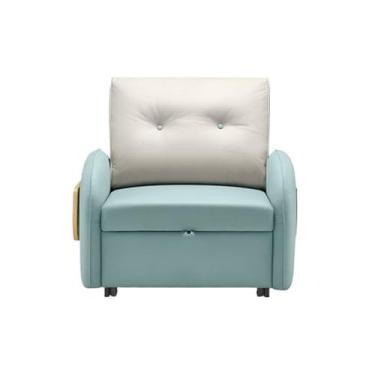Imagem de GRFIT Sofá-cama dobrável multifuncional, cama otomana dobrável, cadeira conversível moderna com encosto ajustável, cama de hóspedes para sala de estar, sofá, cadeira de hóspedes, cama de hóspedes para