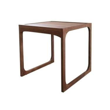 Imagem de YANIR-137 Armário de armazenamento sofá mesa lateral vassoura prateleira armário preto nogueira madeira maciça prateleira removível aparadores sala de estar rack de armazenamento (S), pequeno