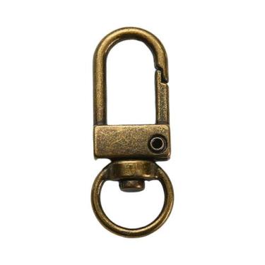 Imagem de Fecho De Lagosta Giratório Dourado Para Cachorro, Ganchos, 10, 50, 100