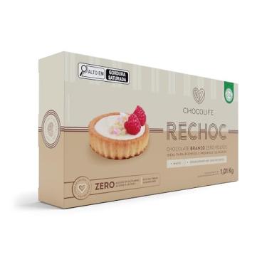 Imagem de Barra de Chocolate Branco Rechoc Zero Poliol 1kg - Chocolife