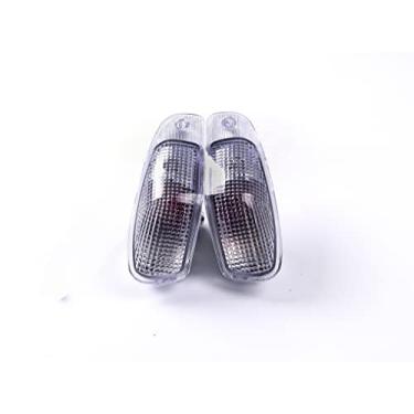 Imagem de Compatível com Kawasaki 1990-2004 ZX600 Ninja ZX-6; ZX600 ZZ-R600 1993-2006; Idicador de luz piscante frontal/traseiro (pisca-pisca frontal + lâmpadas, lente transparente)