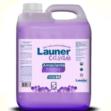 Imagem de Amaciante Magia Launer Casa, Suavidade e Fragrância Encantadora para Roupas 5L