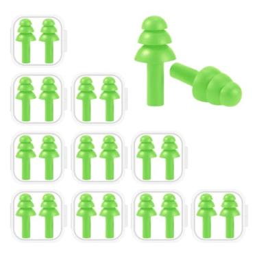 Imagem de 25 pares de protetores de ouvido de espuma para dormir, plugues de ouvido macios e ultraconfortáveis para redução de ruído, proteção auditiva para dormir, roncar, viajar, trabalhar e fotografar, NRR 32 dB.