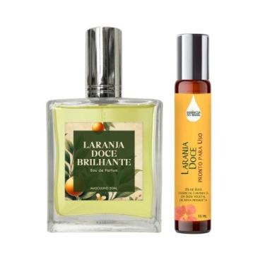 Imagem de Perfume Laranja Doce Brilhante Homem 50Ml + Óleo Essencial - Essência 