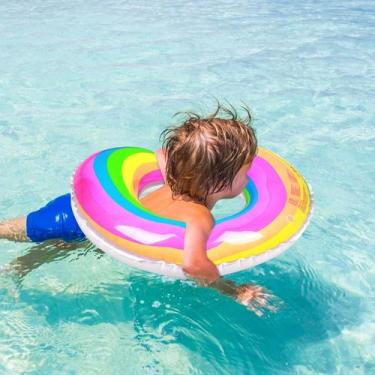 Imagem de Anel de natação Anel de natação inflável para crianças Anel de natação