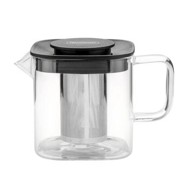 Imagem de Bule para Chá Café Vidro Infusor Aço Inox 600 ml Temperaturas -20 a 150 Graus Tramontina