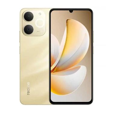 Imagem de Smartphone Realme Note 70 8GB RAM 256GB Tela 6.74 90Hz Dual SIM Beach Gold