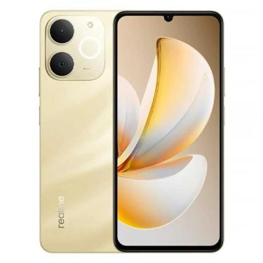 Imagem de Smartphone Realme Note 70 4GB RAM 128GB Tela 6.74 90Hz Dual SIM Beach Gold