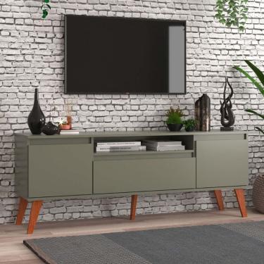 Imagem de Rack Para Tv 150cm Retro Mdf Verde Dallas - On Móveis