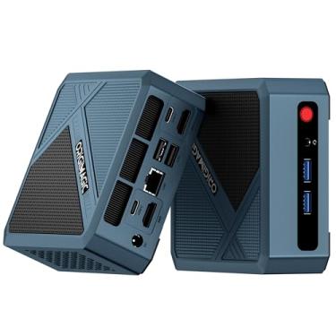 Imagem de origimagic Mini PC N2 - Desempenho para jogos e escritório com AMD Ryzen 5 6600H (6C/12T, 4,5GHz), 32GB DDR5 RAM, 512GB NVMe SSD, Dual USB4, Quad Display, WiFi 6E, BT5.2, 8K UHD - Mini PC