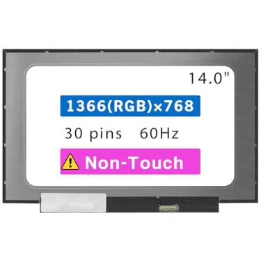 Imagem de Tela de substituição de 35.6 cm para Lenovo ThinkPad T490 T490s T495 T495s FRU 01YN140 01YN141 01YN142 N140BGA-EA4 Painel LCD de 30 pinos (HD 1366 * 768 sem toque)