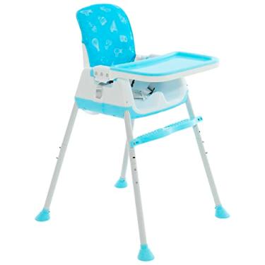 Imagem de Maxi Baby Cadeira de Alimentação Bebê Portátil Zest 3 em 1,Cinto de 3 pontos, Apoio para os Pés(Até 23kgs), Azul