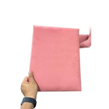 Imagem de Cabeceira Modulada Estofada Adesiva 40x30 Cama Box Casal Solteiro Queen King(ROSA,SOLTEIRO (4 PLACAS))