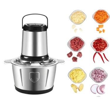 Imagem de Processador Alimentos 400W Inox Alho Carne 110V ou 220V 4 Lâminas 2L (220V)
