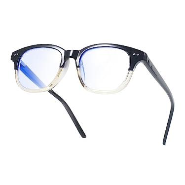 Imagem de Bhigh Óculos de leitura modernos para mulheres, antiluz azul, óculos de leitura ultraleves para jogos de computador, óculos de leitura para homens A2232, C1, 52
