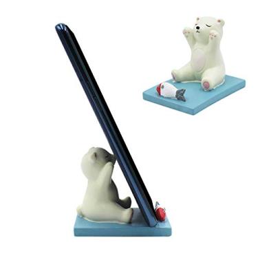 Imagem de Amamcy suporte de telefone celular bonito de unicórnio, suporte de mesa de smartphone para iPhone Xs/Max/XR/X/8/6 Plus/Google Pixel/Samsung Galaxy Note, One Size, Bear2