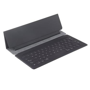 Imagem de Teclado Sem Fio Inteligente 64 Teclas, Versão Completa do Reino Unido para 12,9 Polegadas IOS Tablet Pro 1ª 2ª Geração, Teclado Portátil para Jogos de Escritório, Couro e