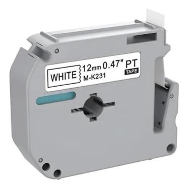 Imagem de Fita Rotulador Brother Pt-70 Pt0 Mk231 bco letra pta - Milponto