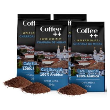 Imagem de Coffee Mais │Café Super Especial Torrado e Moído │ Ricardo Tavares - Chapada de Minas │100% Arábica │Torra Média │Pack 4 unidades de 250g