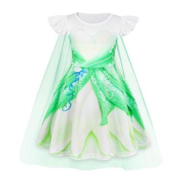 Imagem de Fantasia de princesa WonderBabe Princess Dress para meninas de 6 a 7 a