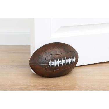 Imagem de Lulu Decor, Batente de porta de futebol americano de ferro fundido, preto antigo