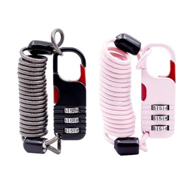 Imagem de UP Security Trava de armário de academia, cadeado de combinação de 4 dígitos para armário de academia, cadeado de bagagem seguro para viagem, cadeado de combinação para armário, mala, unidade de