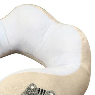 Imagem de Generic Belas Resiliência de Animais e Encostos de Cabeça Em Forma de Viagem para Agências de Viagens, Pelúcia Super Macia, para Almoçar No Intervalo de Almoço de Carro (Cerca de 30x30cm/11,8x11.8in)