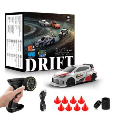Imagem de Carro RC Drift Everbigmai 4WD em escala 1/43 com giroscópio 15KM/H