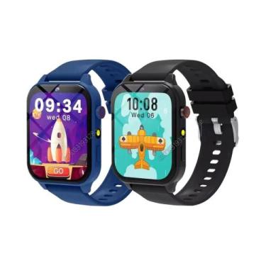 Imagem de Relógio Inteligente Infantil Com Tela Touch HD, Câmera, 18 Jogos, Moni