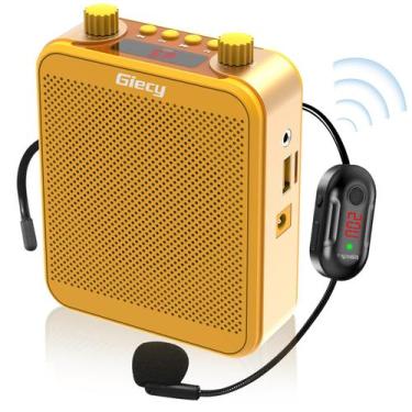 Imagem de Amplificador de voz Giecy 30W portátil com microfone sem fio