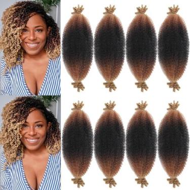 Imagem de Alongamento de cabelo Chicmoi Bob Ombre Marley 20cm 1B3027 200mL x8
