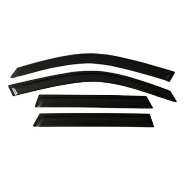 Imagem de GRJQRKHZ Defletor de janela lateral de carro para k&ia Sportage 2005-2009 Weathershied viseira de porta vento sol proteção chuva janela lateral defletores de vento