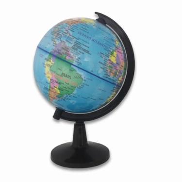 Imagem de Globo Terrestre Giratório Multiuso De 17cm Decoração Mesa