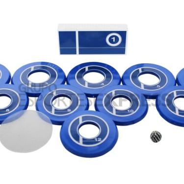 Imagem de Jogo de Futebol de Botão Klopf - Azul e Branco - Cód. 4091