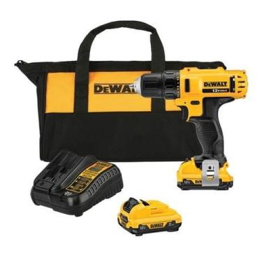 Imagem de Furadeira Parafusadeira 12v + Carregador + Bolsa Dewalt - DEWALT MAQUI