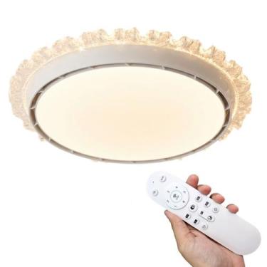 Imagem de Luminaria Ventilador Sem Helice Cristal 6 Niveis Silencioso 3 Tons Ilu