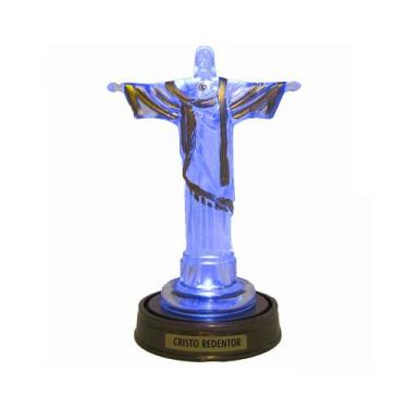 Imagem de Luminária Imagem Cristo Redentor Jesus Cristo Rio De Janeiro com Luzes