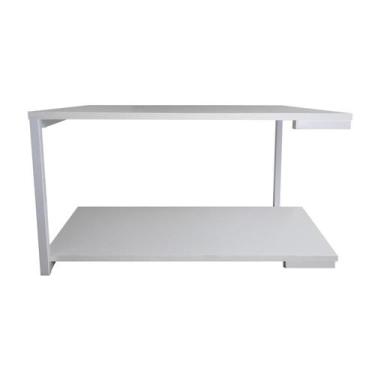 Imagem de Mesa de Centro Strassis Design SD-3090 Metal e MDF cor Branca