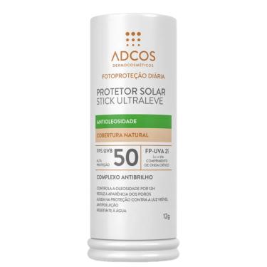 Imagem de Adcos Protetor Solar Stick Ultraleve Antioleosidade FPS 50 Peach 15g