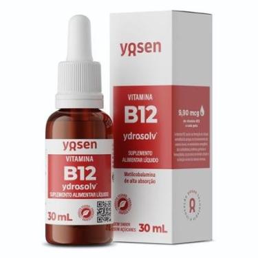 Imagem de Vitamina B12 Ydrosolv - 30ml Gotas Sem Sabor - Yosen-Masculino
