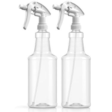 Imagem de Bar5F Frascos de spray profissionais, 946 ml, pacote com 2, resistente a produtos químicos, bico ajustável, alcance de 6 metros