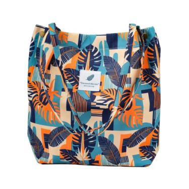 Imagem de Bolsa de mão TOPASION Sacola de veludo 34x32x11 cm, bolso interno
