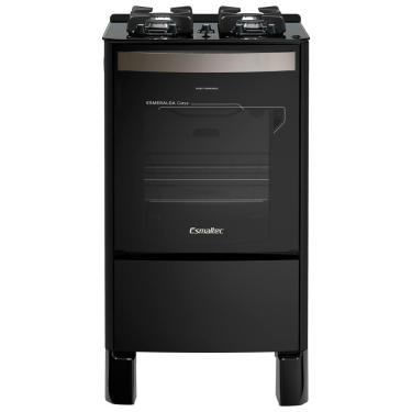 Imagem de Fogão Esmaltec Esmeralda 4B Preto Autolimpante