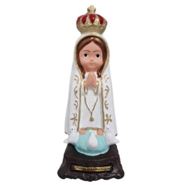 Imagem de Imagem Infantil de Nossa Senhora de Fátima em Borracha Inquebrável - 16 cm