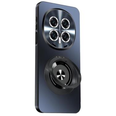 Imagem de LTLMYDAM Capa à prova de choque para Honor Magic 8 Pro/8, proteção de câmera de metal, capa de sucção magnética, suporte ajustável, capa fria, preta, 8 Pro