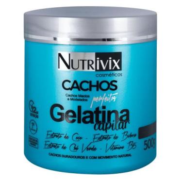 Imagem de Gelatina Capilar Cachos Perfeitos 500g - Nutrivix Cosméticos