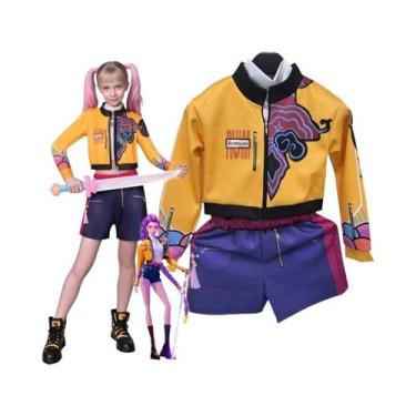 Imagem de Fantasia De Cosplay K-Pop Para Meninas Rumi Zoey Mira Caçadoras De Dem