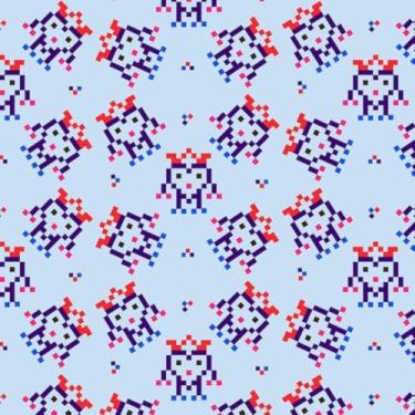 Imagem de Quadro Decorativo Gaming Pixel Estampa de Jogos Arte Digital para Quarto e Escritório 50x50cm