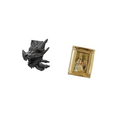 Imagem de Fenteer Elegante Suporte para Livros E Porta-retratos em Resina, Ideal para Estantes, Salas de Estar, Escritórios, Mesas, Paredes E Decoração de Casa.